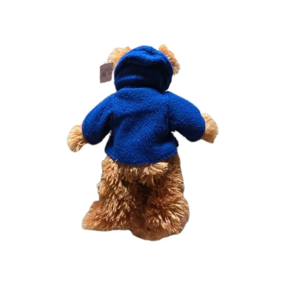 New NY New York Giants Brown Bear Plush Toy NFL Fan Hoodie Blue 14
